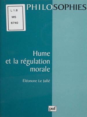 cover image of Hume et la régulation morale